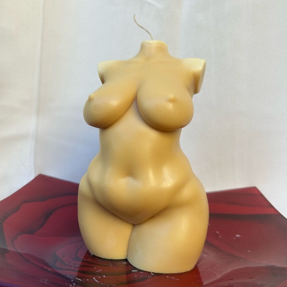 Extra large plus-size goddess candle SET (one massive one medium) - Picture 10 of 14